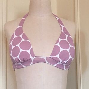 VS Smoky Lilac POLKA DOT Triangle Bikini Top